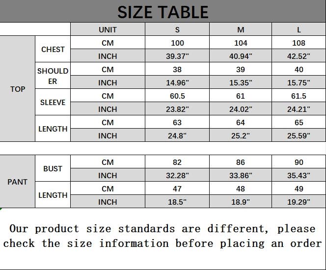 CWSPJ0390_LOOSE COTTON PAJAMAS THREE PIECE SET