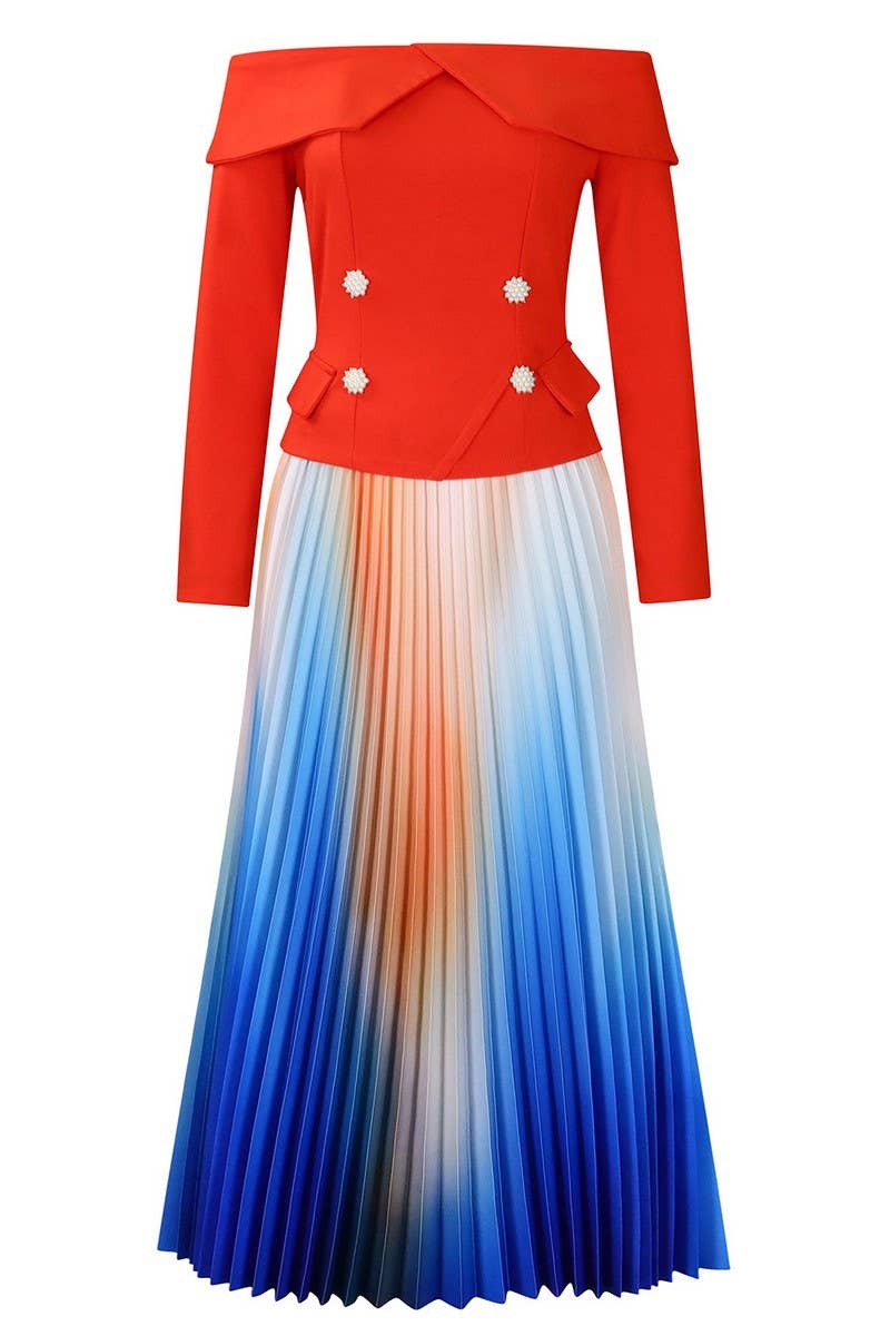 CWDMD01263_2025 WOMEN ELEGANT SOLID COLOR HALF SLEEVE DRESS