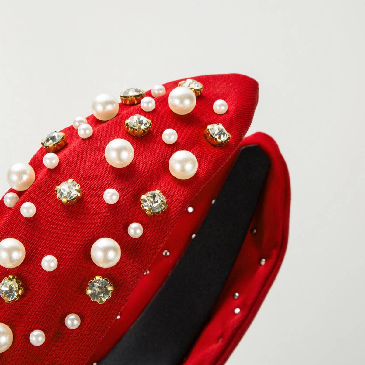 NEW FASHIONABLE WIDE-BRIMMED PEARL HAIRBAND_CWAHA0813
