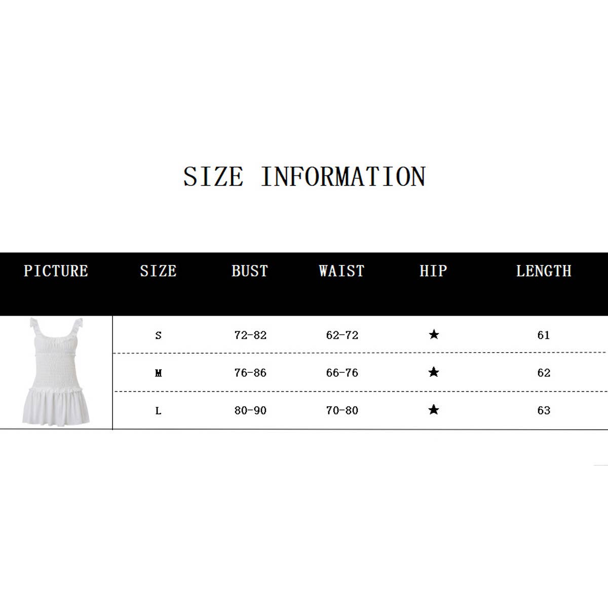 A short dress with fungus edges, strappy pleats