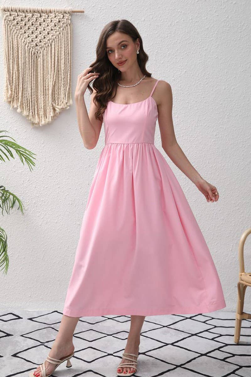 CWDMD01088_SPAGHETTI STRAP BACKLESS ELEGANT FLOWY MAXI DRESS