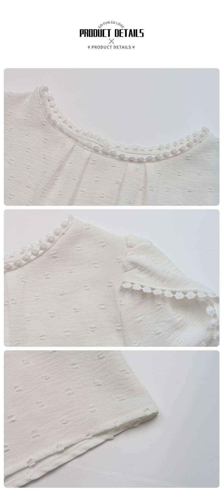 CWTBLS0686_LACE PATCHWORK SHORT SLEEVED SHIRT