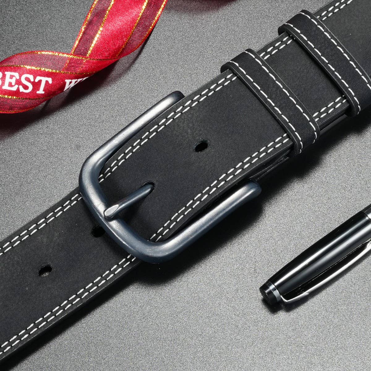 PIN BUCKLE RETRO VERSATILE DISTRESSED BELTS_CWABE0478