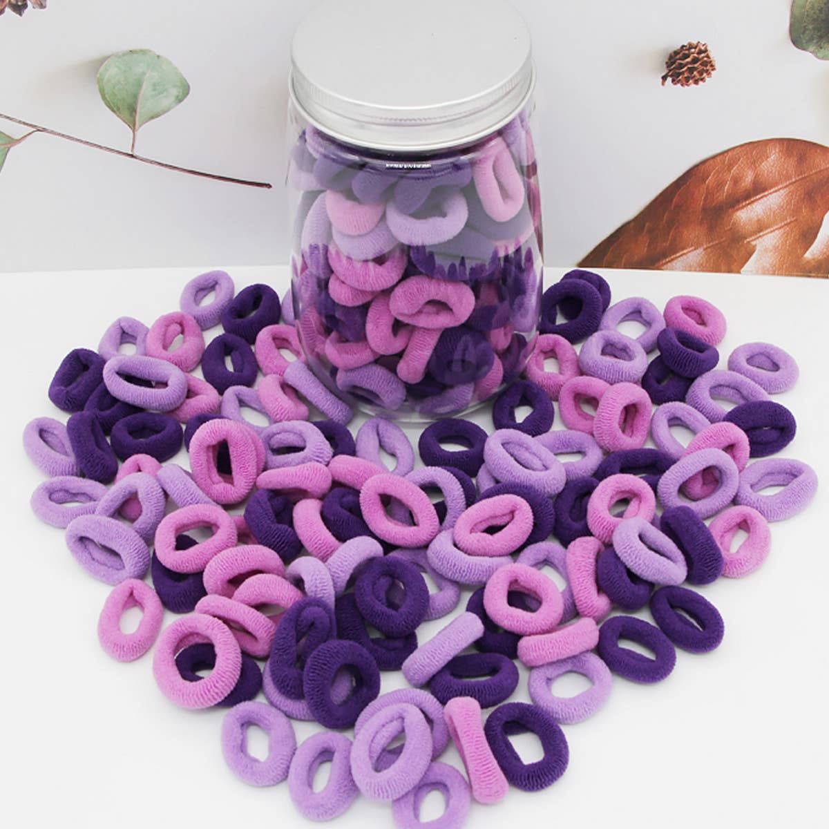CHILDREN HIGH ELASTIC HAIR TIES(100PCS/BOX)_CWAHA0503