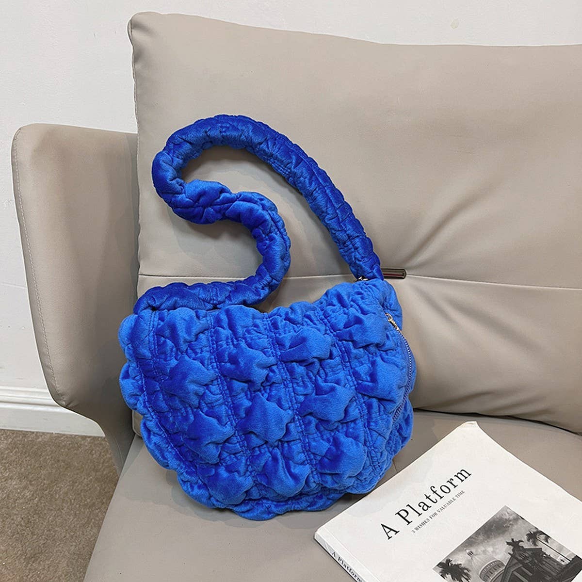 Plush Velvet Cloud Bag Women Shoulder Crossbody_CUAB00562