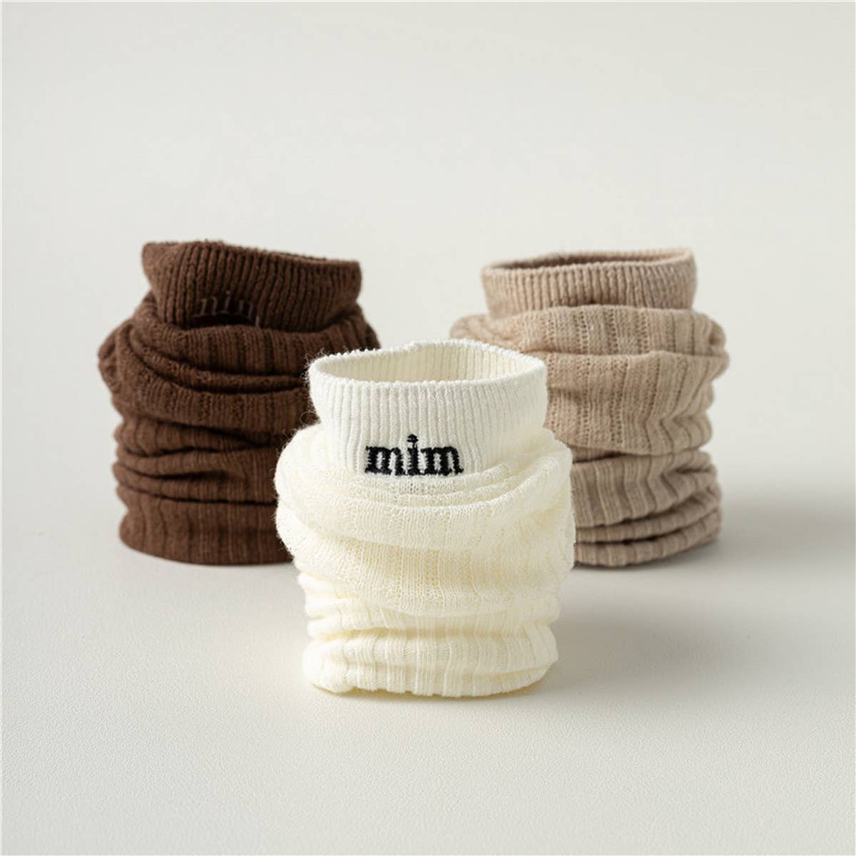 BREATHABLE MESH MID-LENGTH COTTON SOCKS_CWMS0646