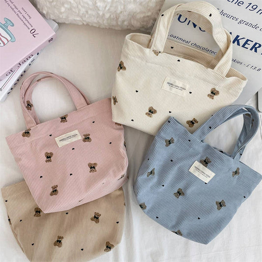 CWAB5802_SIMPLE CASUAL BEAR OUTING HANDBAG