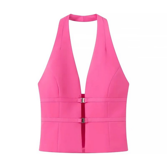 Elegant Halter Cami ? Comfy Chic Summer Top