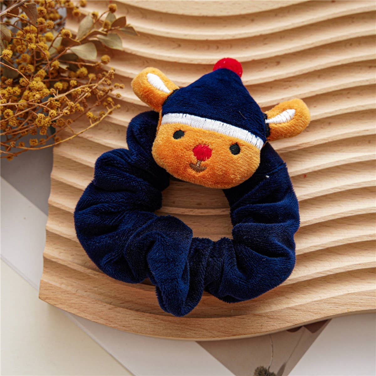 CHRISTMAS CUTE CARTOON HAIR SCRUNCHIES