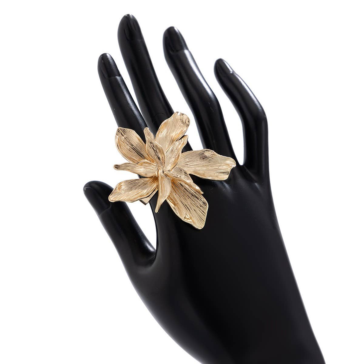 NEW IRREGULAR IMITATION PEARL ADJUSTABLE RING