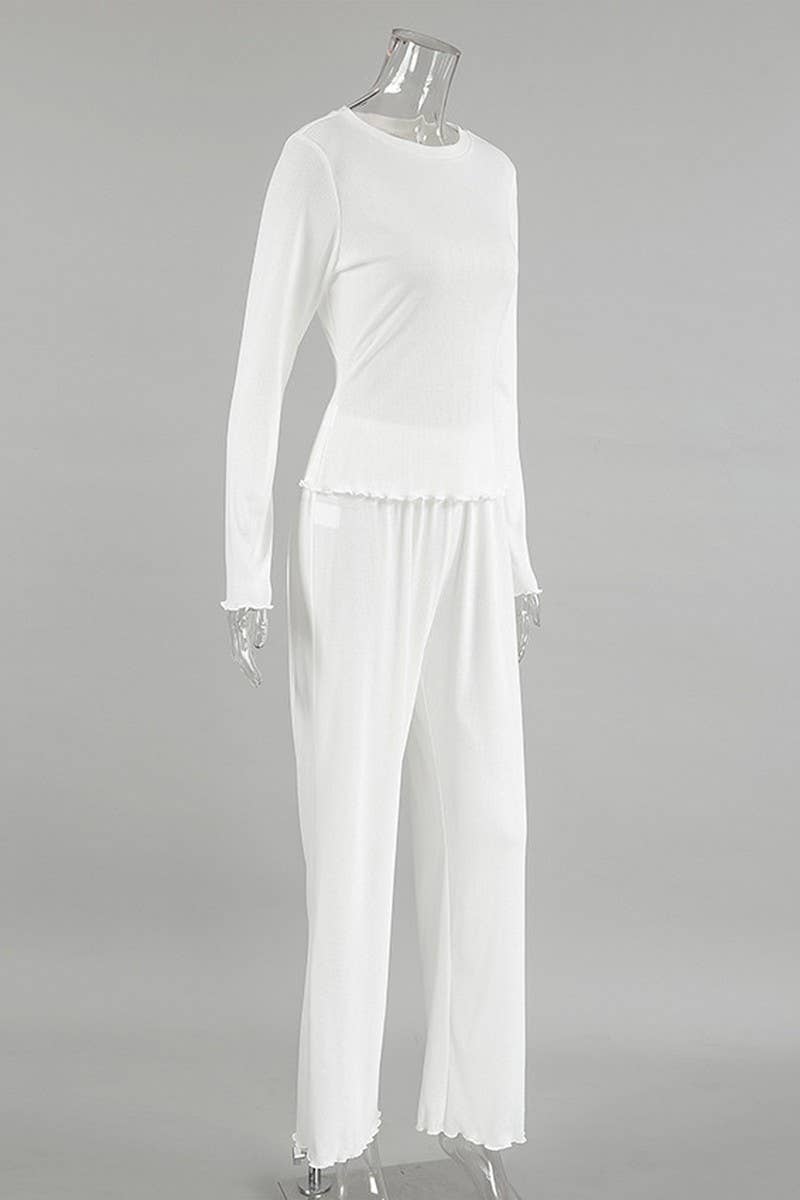 CWSPJ00526_KNIT HEART PAJAMA SET WOMEN 2 PIECE LOUNGEWEAR