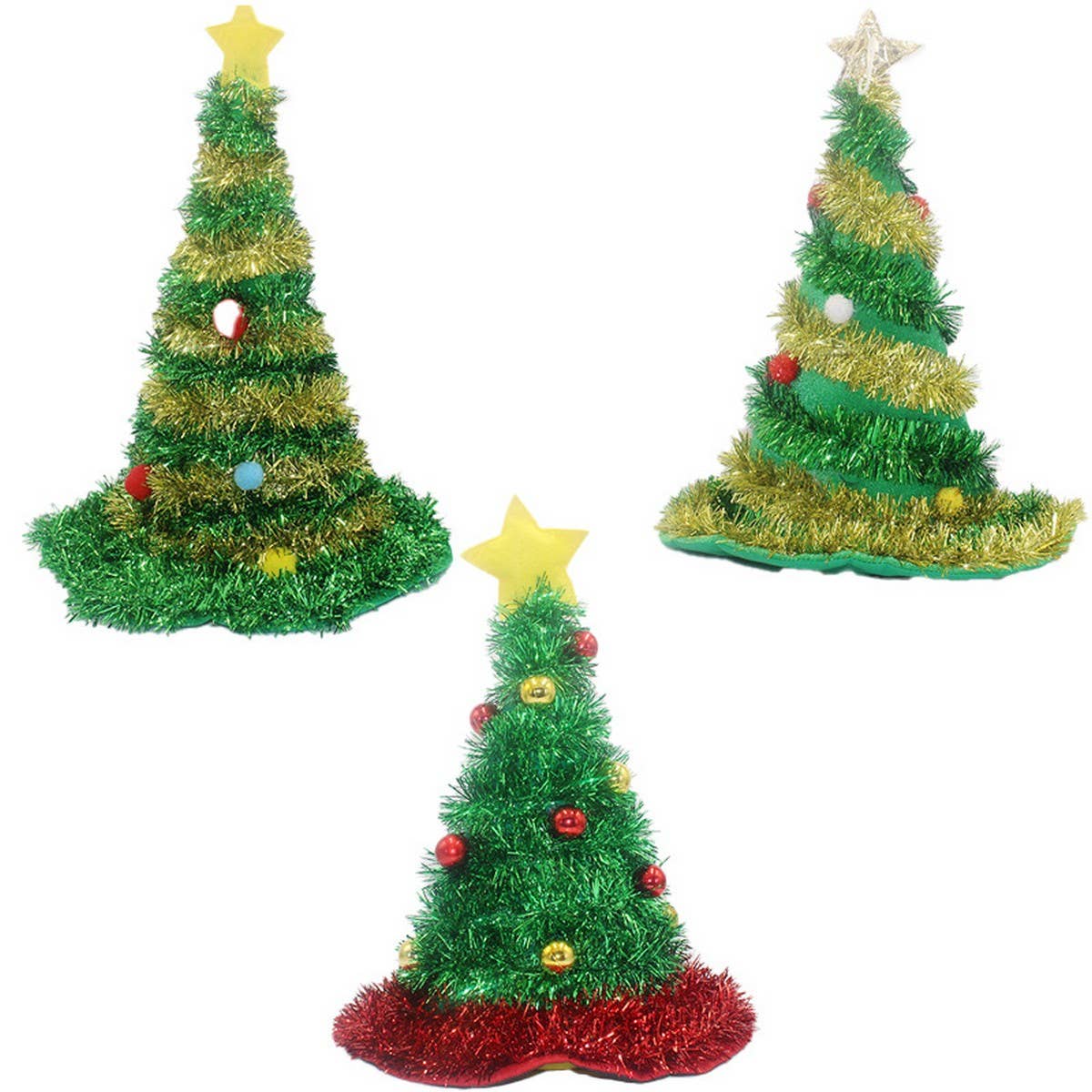 CWAH4077_CHRISTMAS DECORATIONS PARTY DRESS UP SANTA HAT