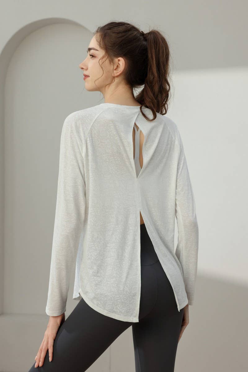 CWTBLL3630_HIGH-END SPORTS STYLE BEAUTIFUL BACK YOGA CLOTHES