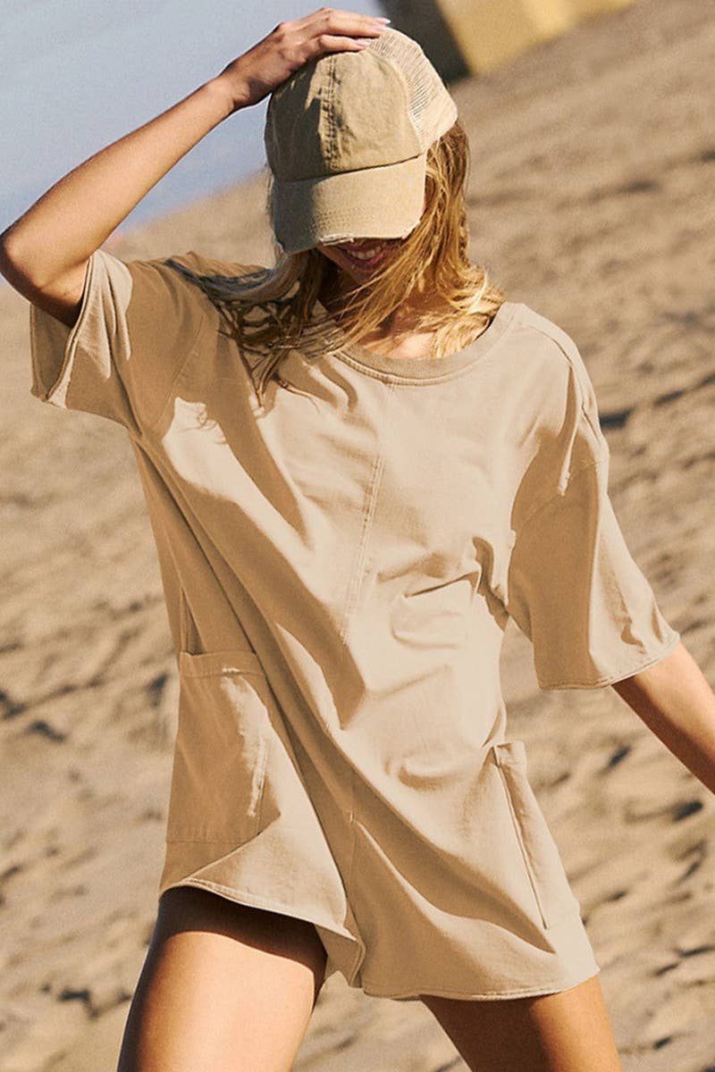 CWSJS1750_LOOSE CASUAL PANTS BACKLESS SEXY JUMPSUIT