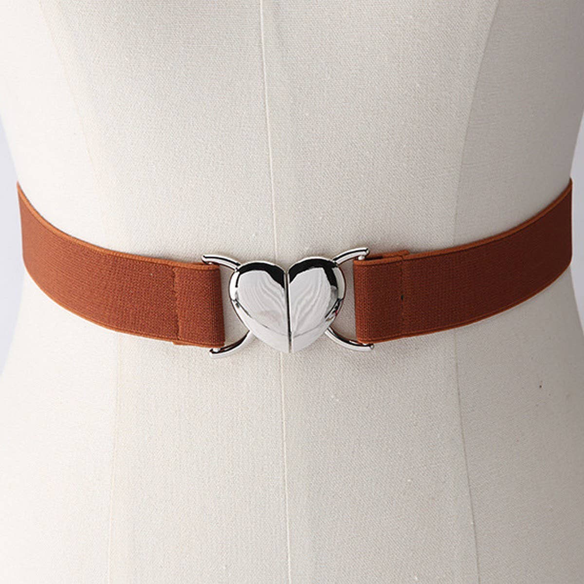 CWABE0562_LOVE BUCKLE ELASTIC BELT
