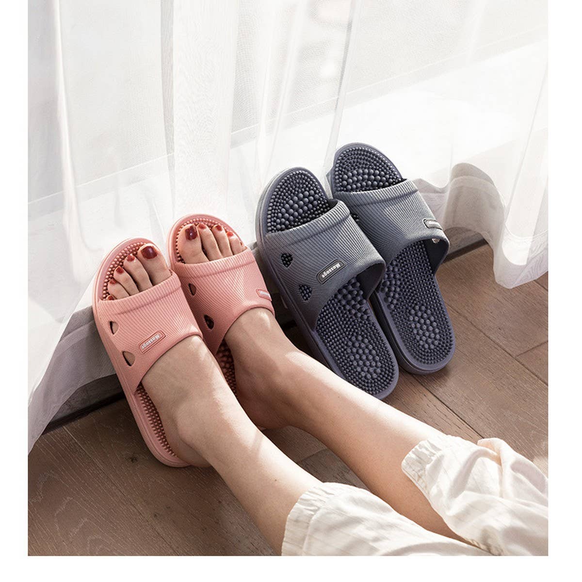 HOME SOFT SOLE ANTI-MASSAGE SLIPPERS