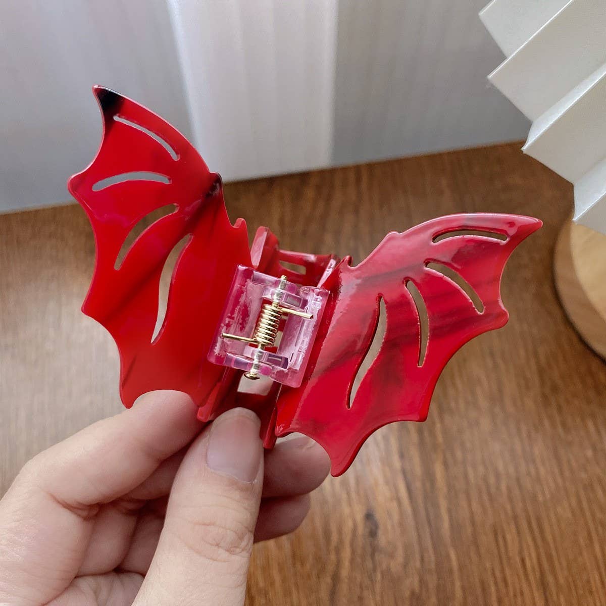 Halloween Bat Wing Gothic Hair Clip for Ladies_CWAHA1444