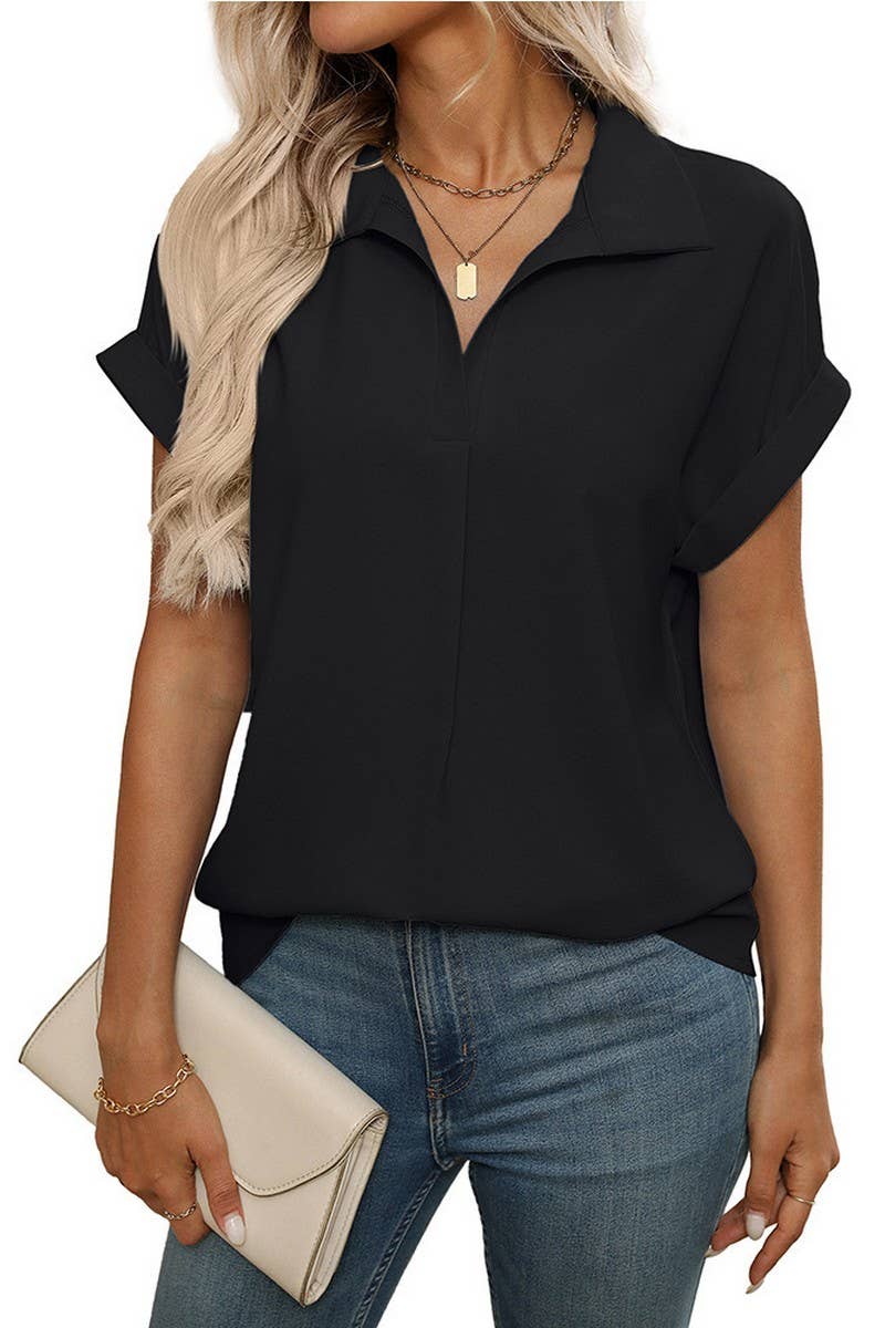 CWTBLS2252_FLORAL DROP SHOULDER LOOSE FIT PULLOVER SHIRT