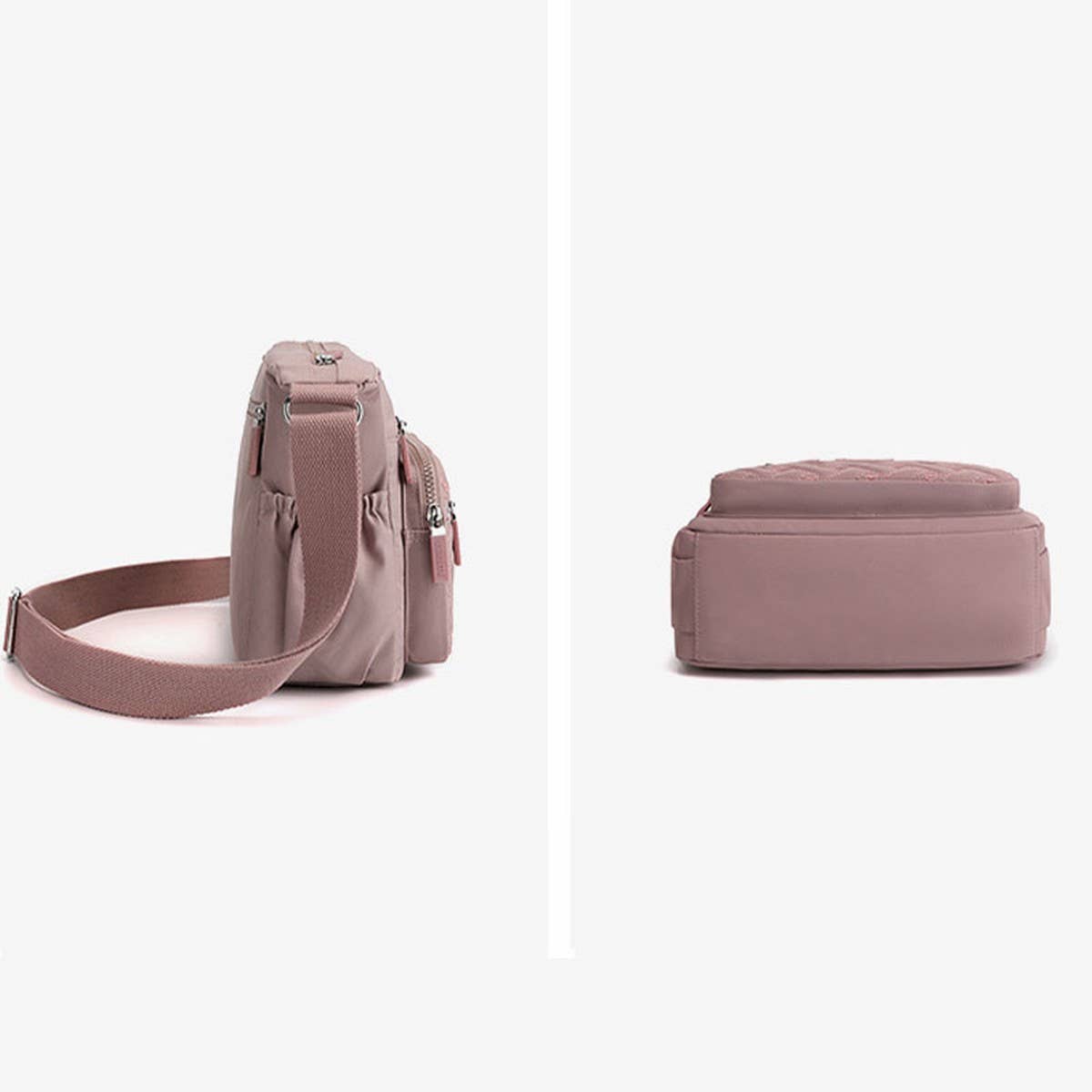 CASUAL LIGHTWEIGHT NYLON SHOULDER CROSSBODY BAG_CWAB3528