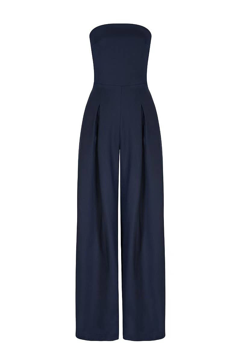 CWSJS1602_CASUAL BACKLESS SLIM FIT JUMPSUIT