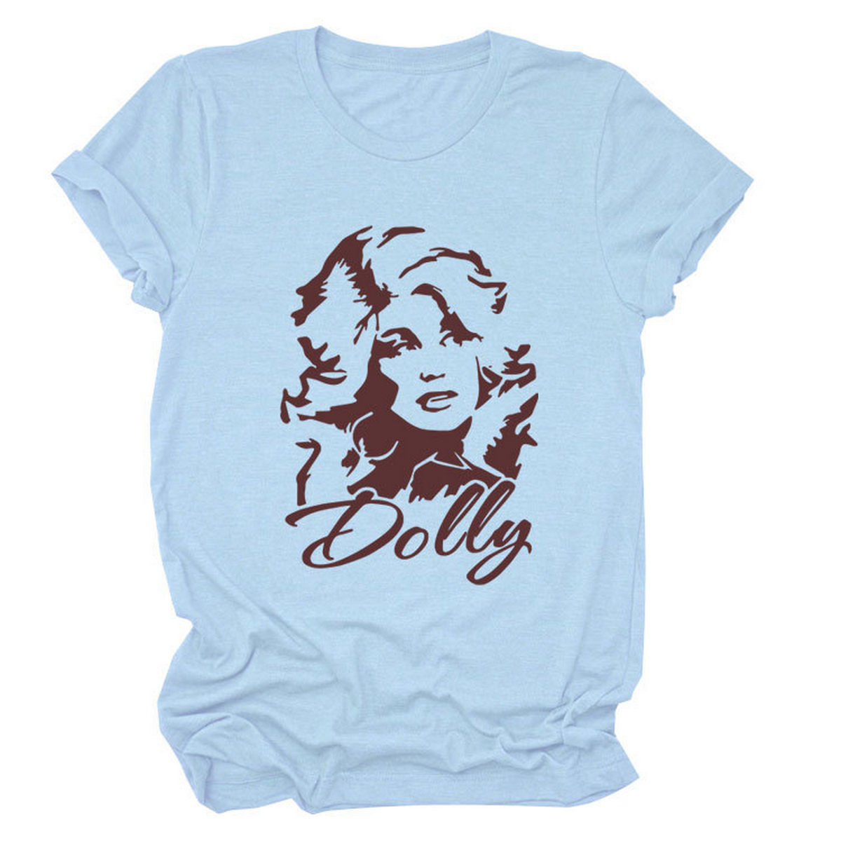 Trendy Women¡¯s Tee ? Casual Round Neck Shirt