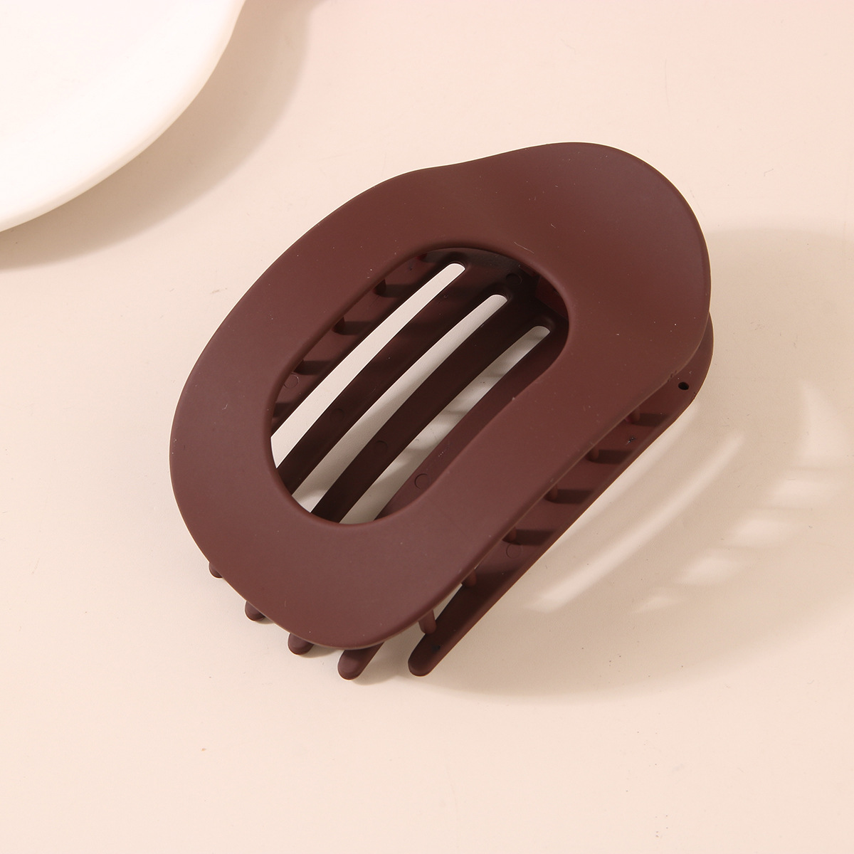 Oval Flat Hair Clip for Women, Strong Grip Clamp_CWMM4936