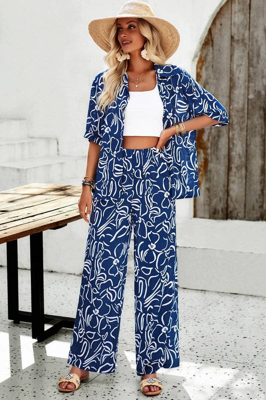 CWSS1073_SPRING AND SUMMER CASUAL COMFORT PRINTED SET
