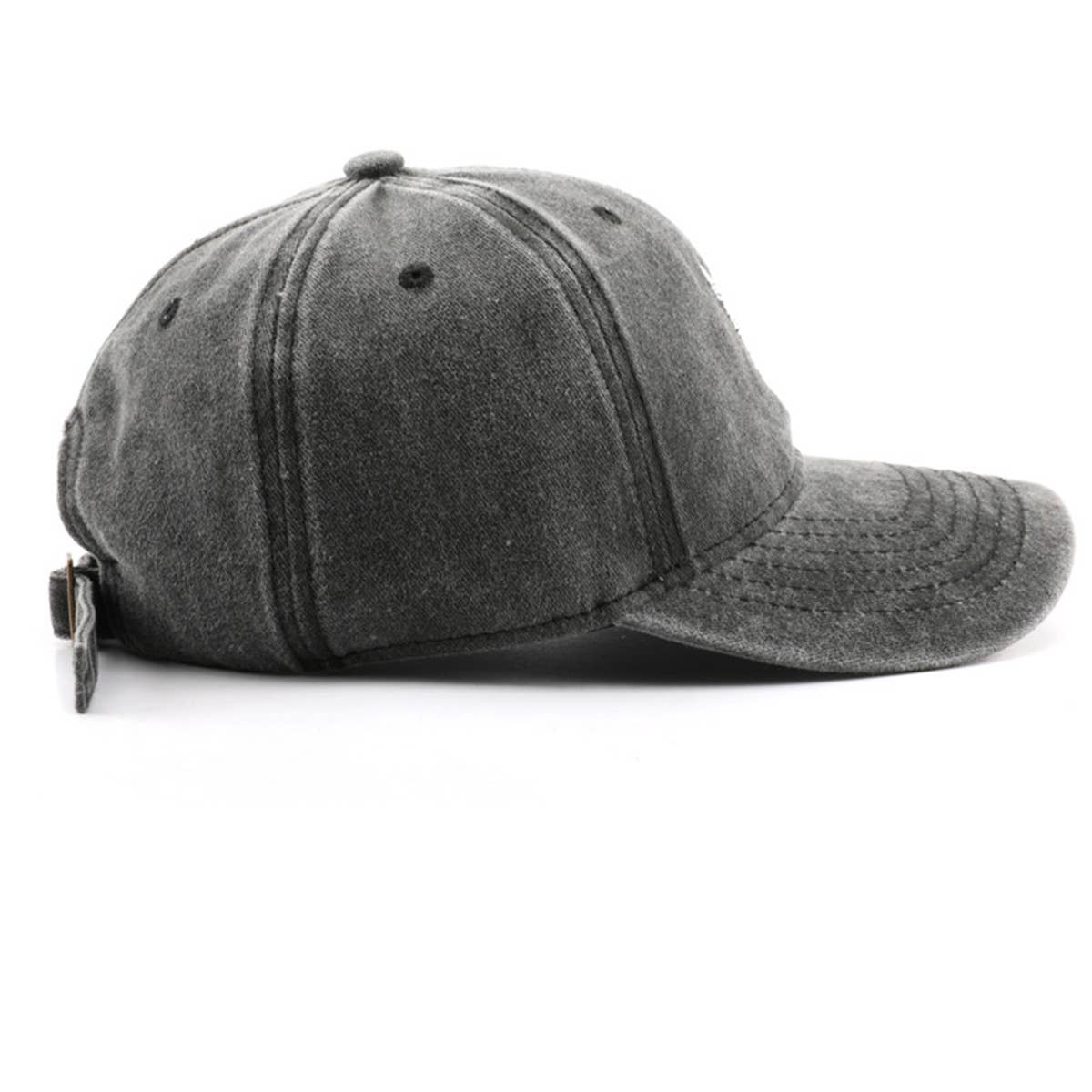 Vintage Wash Heart Embroidery Baseball Cap, Unisex_CWAH1271