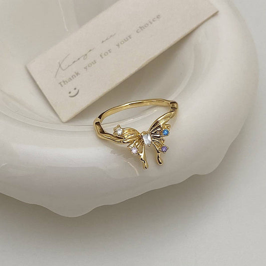 IRREGULAR EXQUISITE BUTTERFLY OPEN RING FOR WOMEN