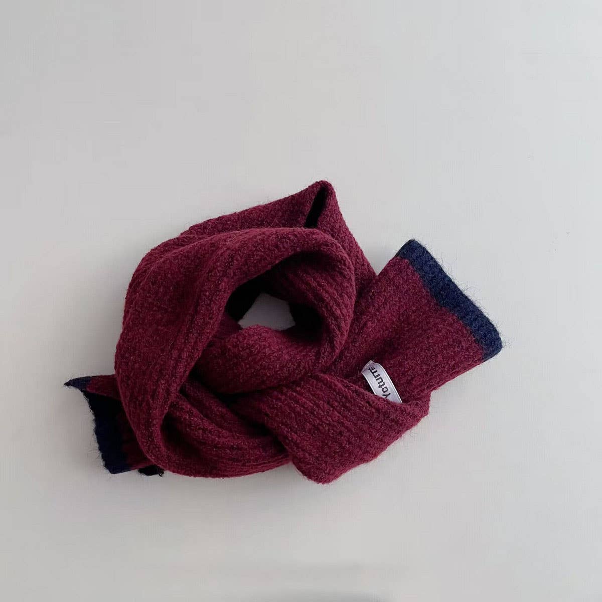Colorblock Knit Scarf for Kids ? Warm Design
