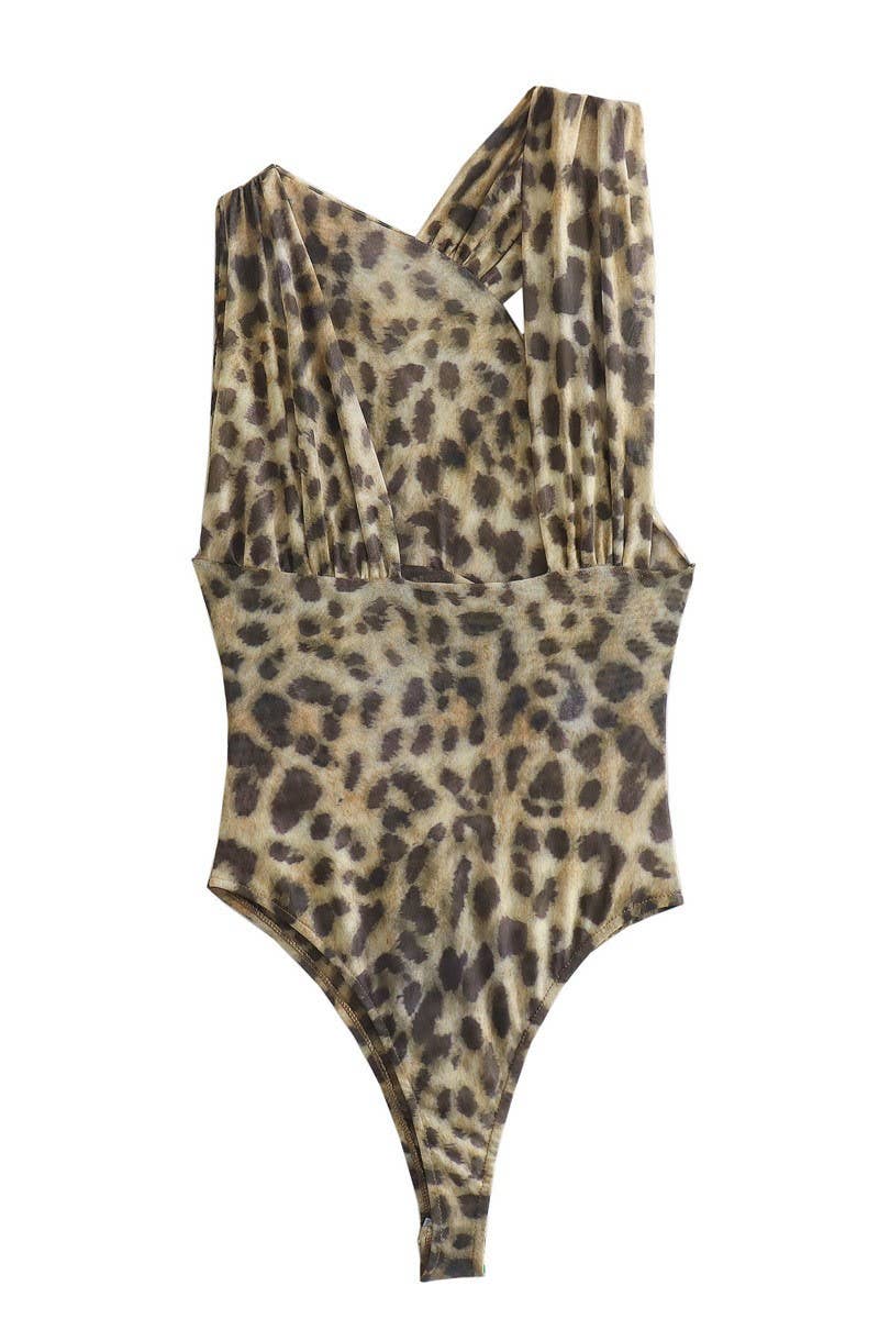 CWSBSSL0150_SUMMER ASYMMETRIC PLEATED TULLE JUMPSUIT