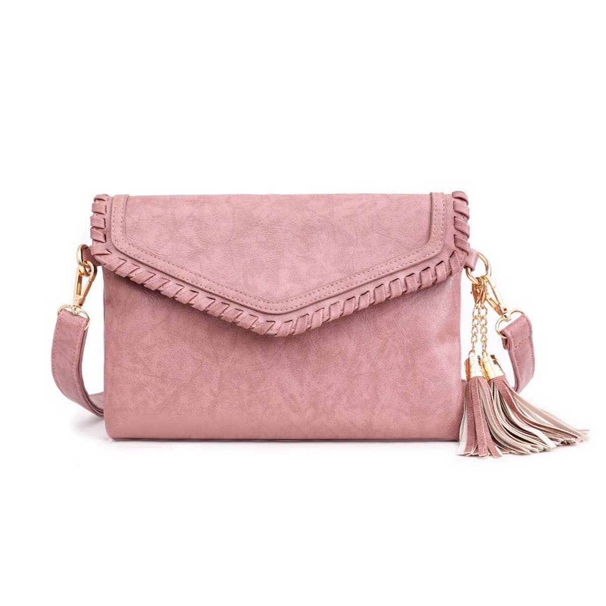 FASHIONABLE SHOULDER CROSSBODY BAG WITH TASSELS_CWAB1814