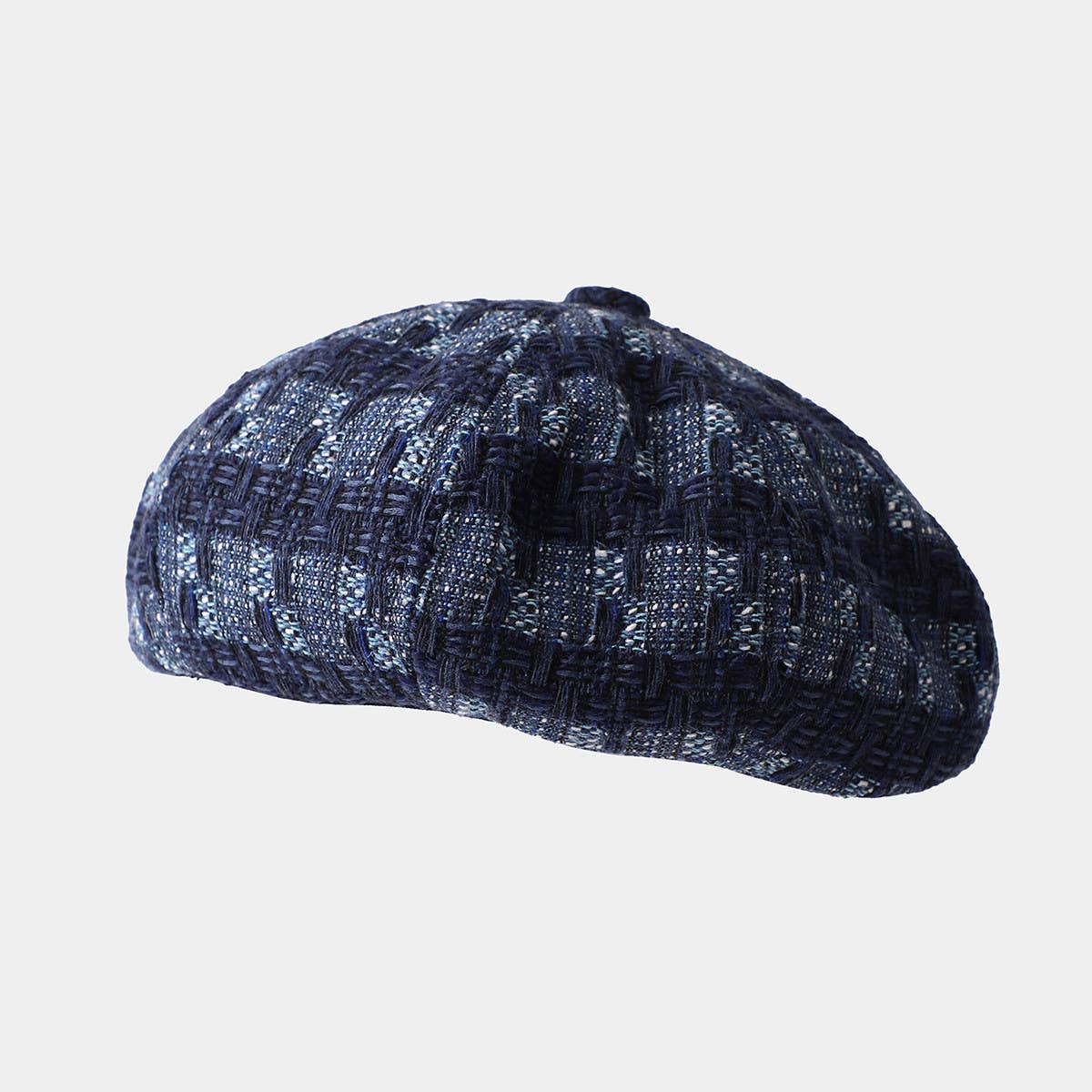 RETRO ROUGH TEXTURE CONTRAST COLOR BERET_CWAB2927