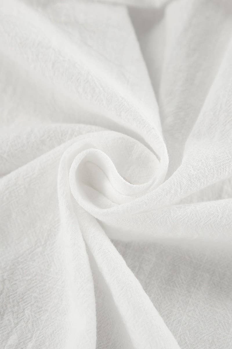 CWSPJ0330_DOUBLE CREPE CARDIGAN LACE-UP LOUNGEWEAR SET