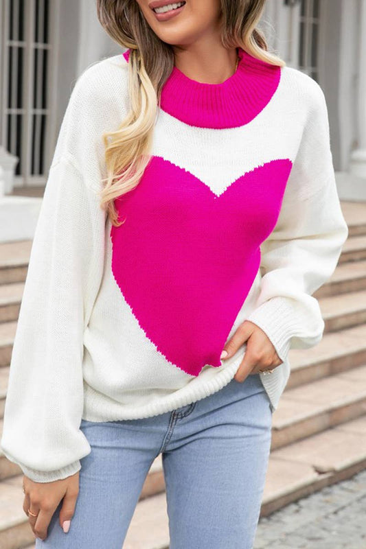 CWOSWL1687_Crew Neck Long Sleeve Pullover Sweater