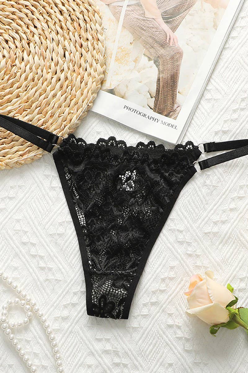 CWSPJ00465_SEXY SHEER LACE BREATHABLE BIKINI PANTIES