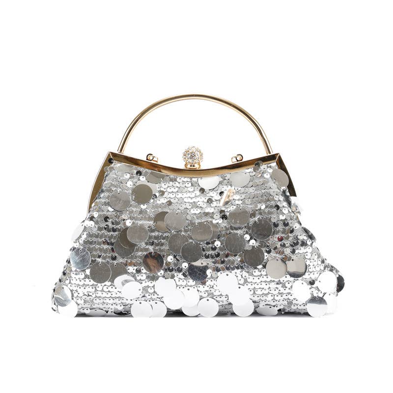 Fashionable candy-colored chain dinner bag
