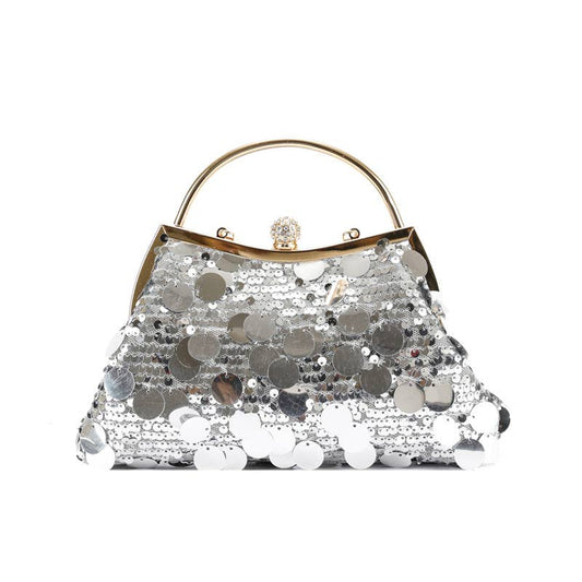 Fashionable candy-colored chain dinner bag