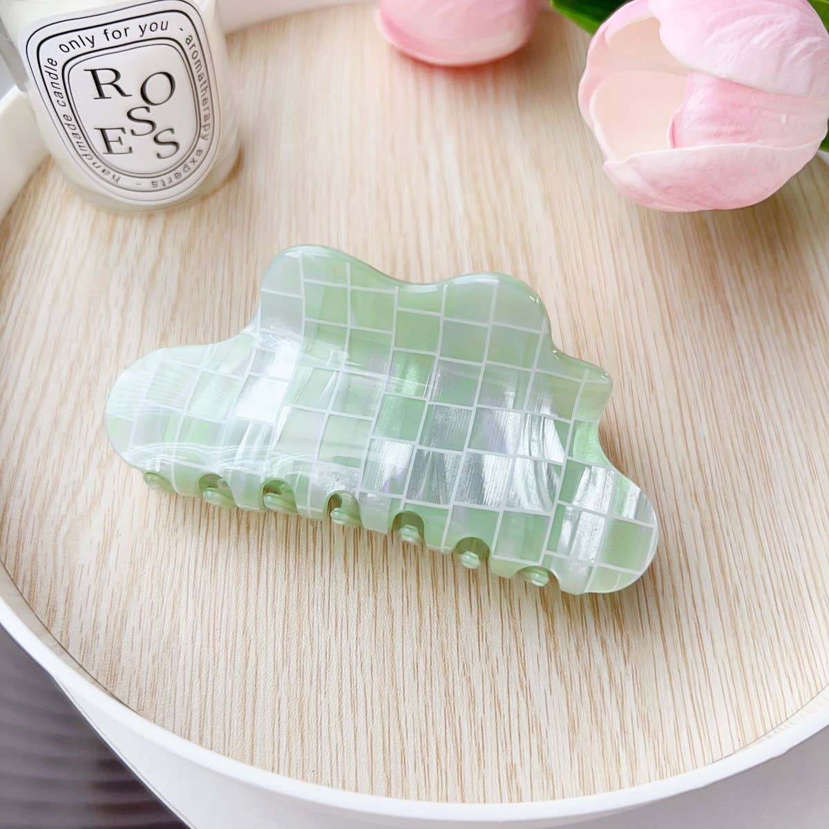 Colorful PVC Cloud Hair Claw ? Chic & Versatile