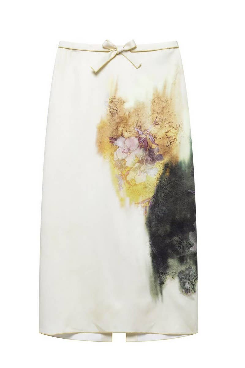 CWBLS0455_FASHION CASUAL PRINTED MIDI SKIRT