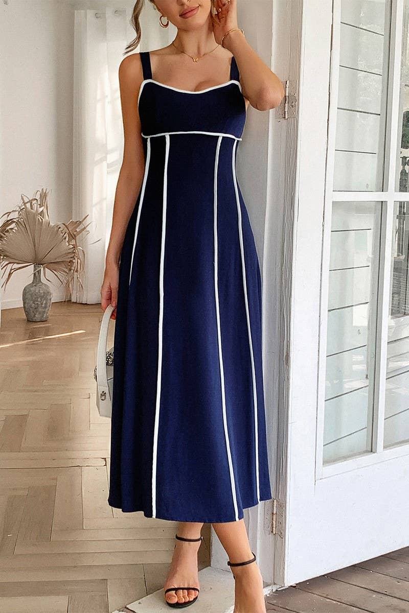 CWDHL0877_SUMMER HOLIDAY CASUAL SUSPENDER DRESS