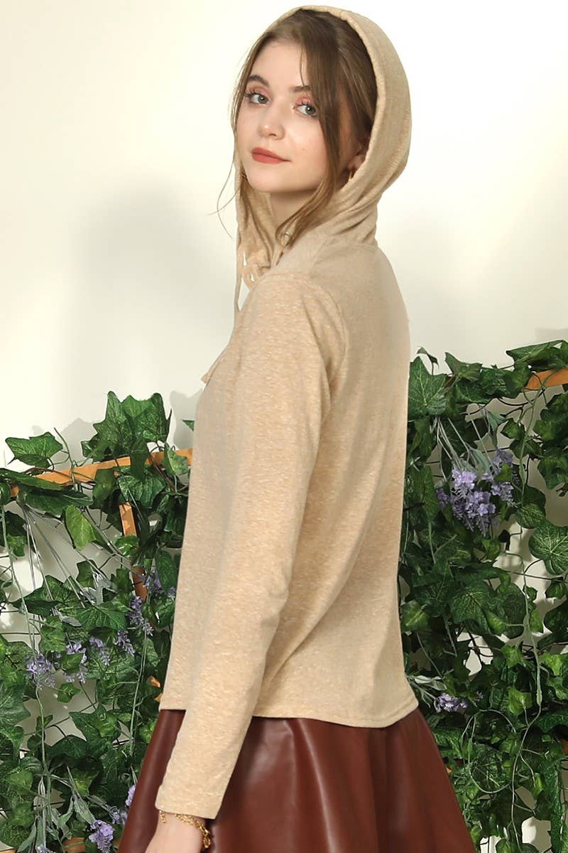 CWTTL1493-S_BUTTON DOWN HENLEY LIGHT WEIGHT HOODIE TOP