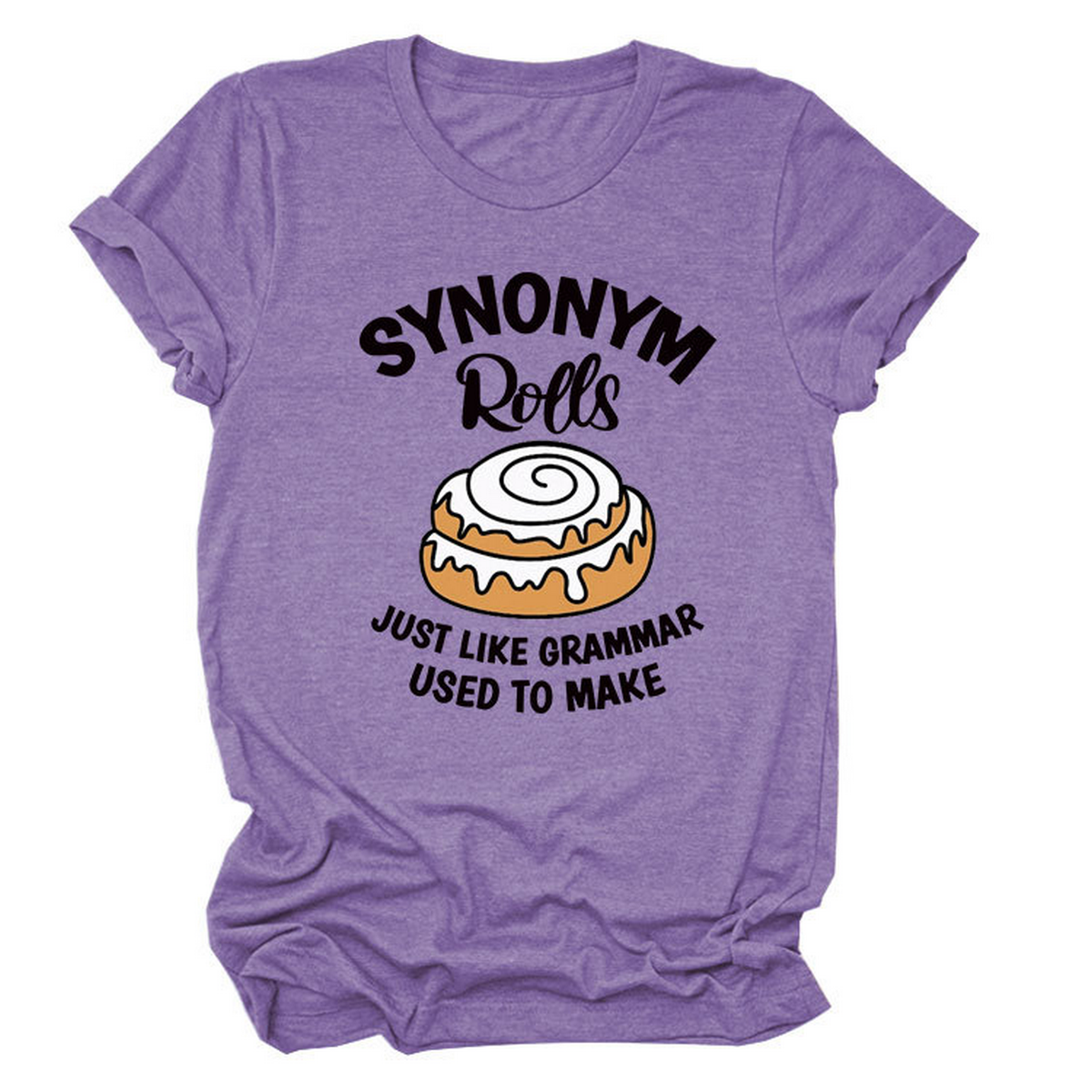 Loose Fit Women¡¯s T-Shirt with Cute Graphic