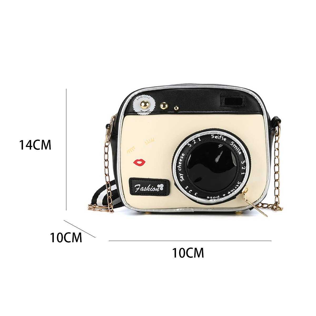 CAMERA-SHAPED SHOULDER BAG_CWAB1001