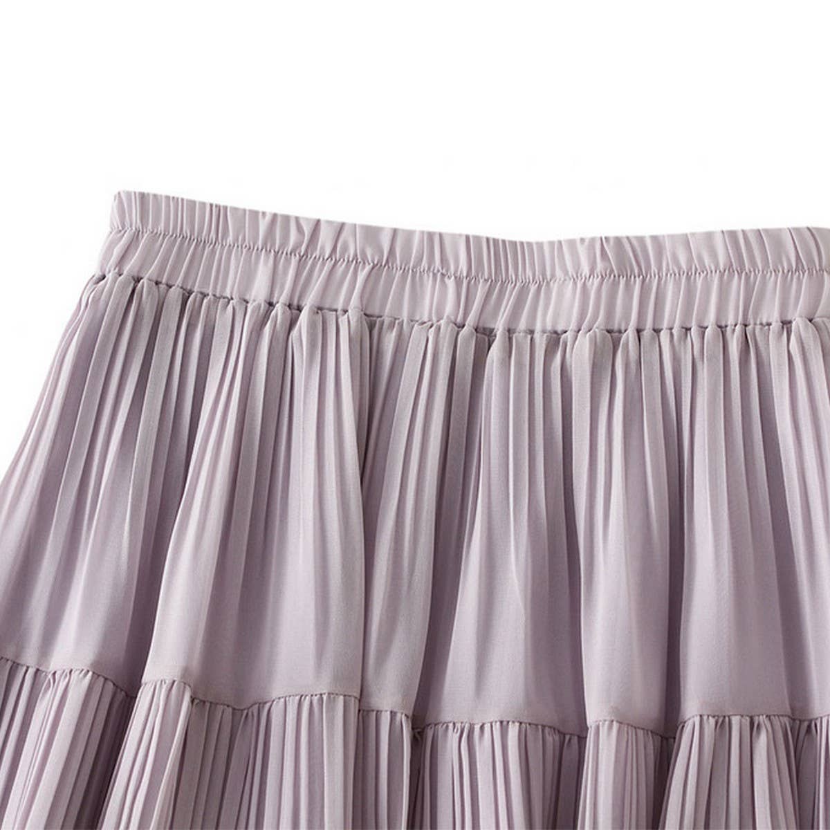 Fresh Chiffon A-Line Skirt with Youthful Vibes