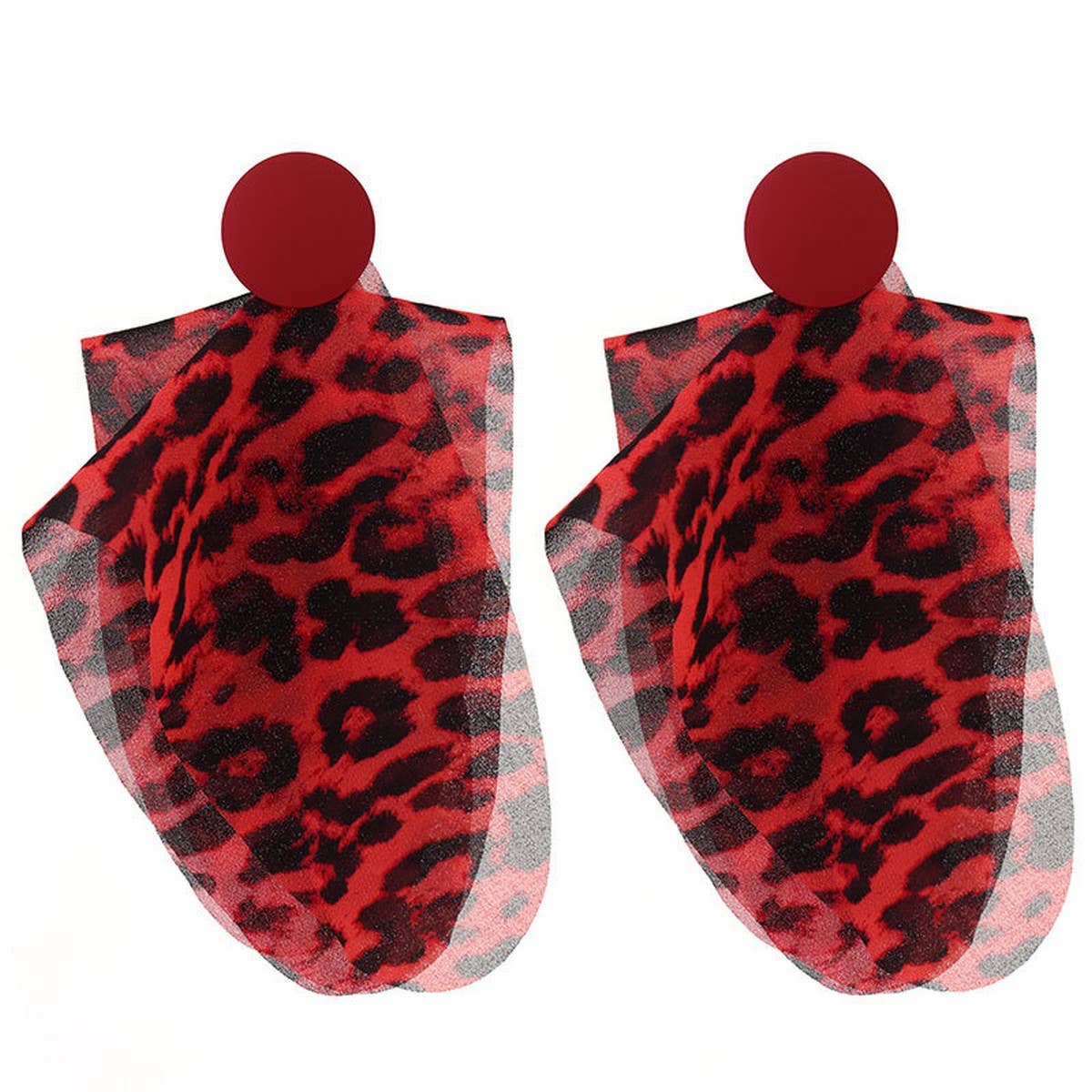 New Boho Long Leopard Print Earrings Unique Design