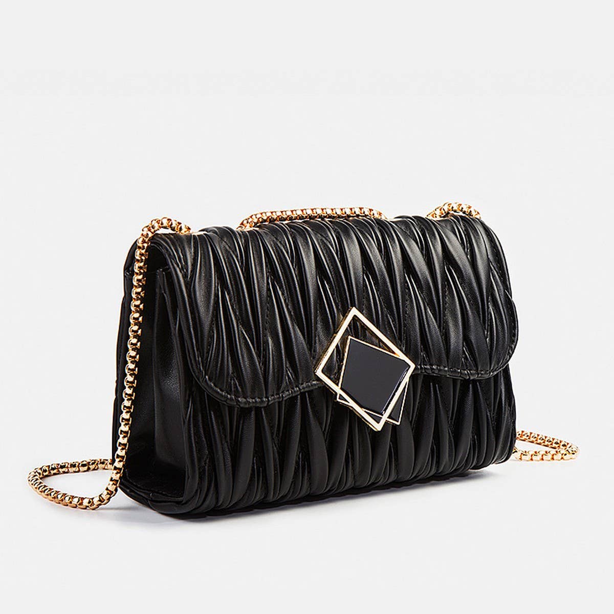 FASHIONABLE PLEATED CROSSBODY BAG AND SHOULDER BAG_CUAB0177