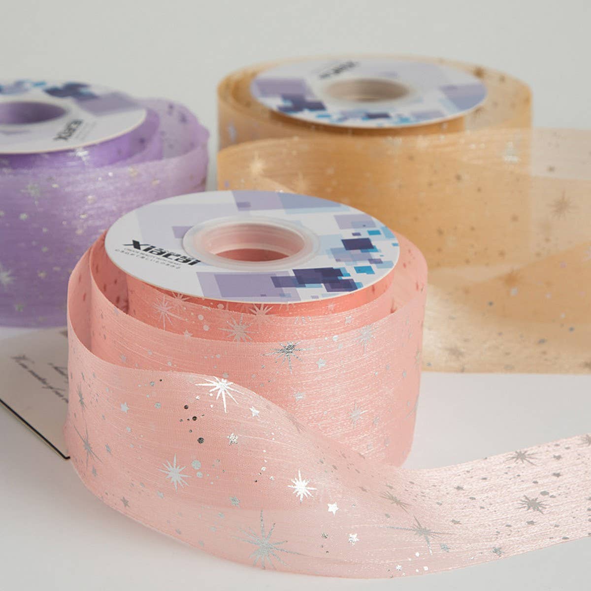 STARRY SKY PLEATED YARN HANDMADE DIY RIBBON_CWMM5760