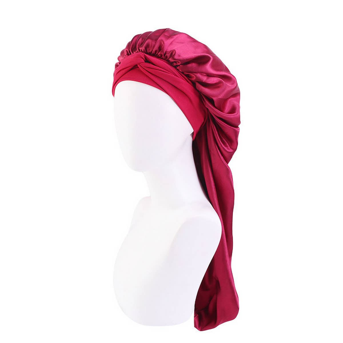 ADJUSTABLE STREAMER LONG NIGHTCAP_CWAH1484