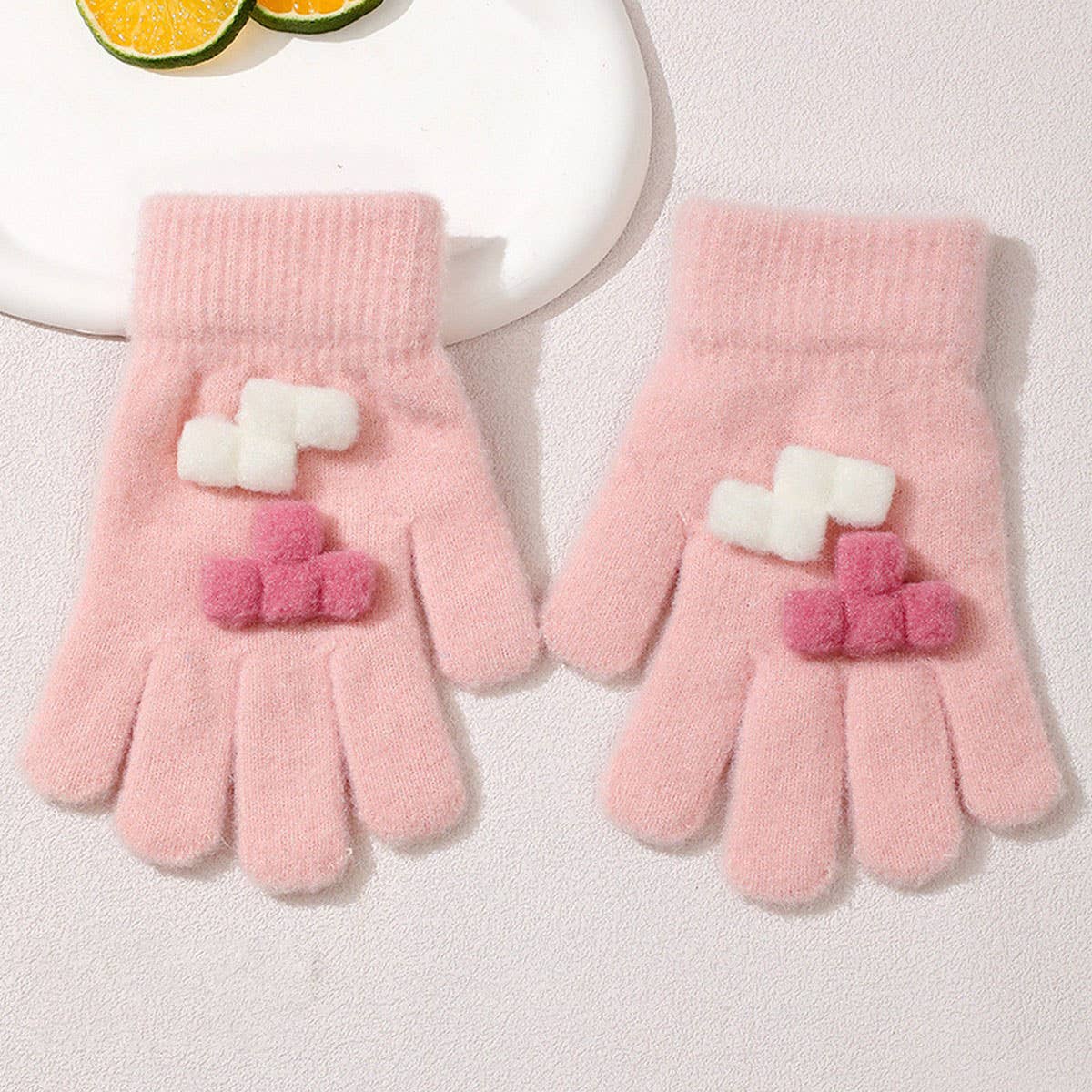 CWAG00583_KIDS WINTER KNIT THICK WARM GLOVES